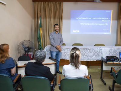 WORKSHOP DE COMUNICAÇCAO CORESAB E CAIXA